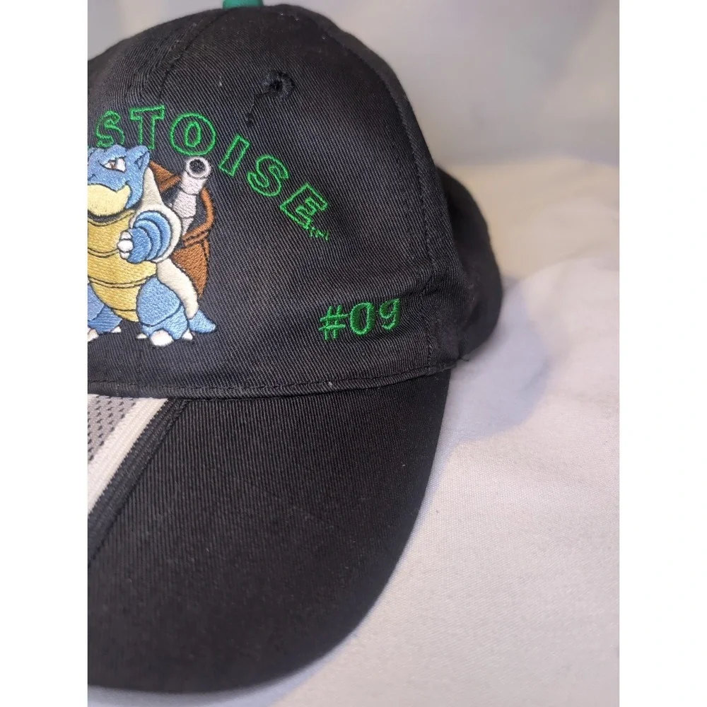 Vintage Pokemon Youth Hat 1999 Blastoise #9 Headstart Snapback 90's Rare